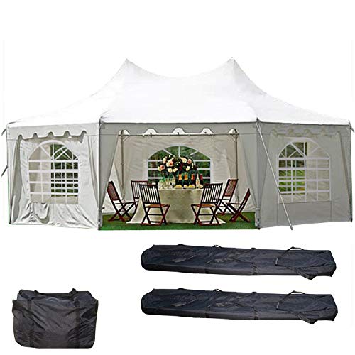 DELTA Canopies 29'x21' Decagonal Wedding Party Tent Canopy Gazebo Heavy