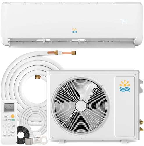 Oylus Mini Split Ac/Heating System - 12000 BTU Ductless Mini...