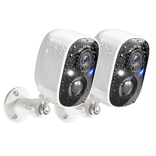 GMK Security Cameras Wireless Outdoor, 2K Color Night Vision AI...