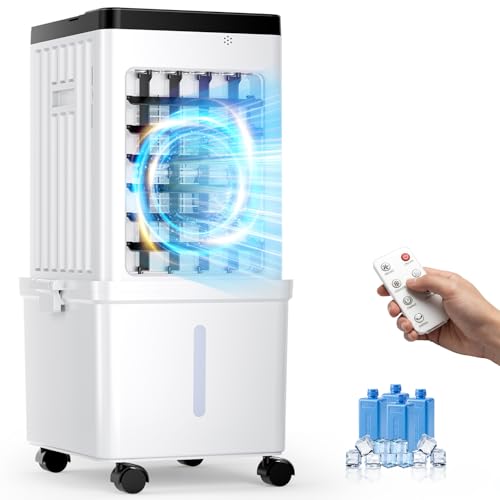 Portable Air Conditioners, Swamp Cooler with 4 Wind Modes, 3...