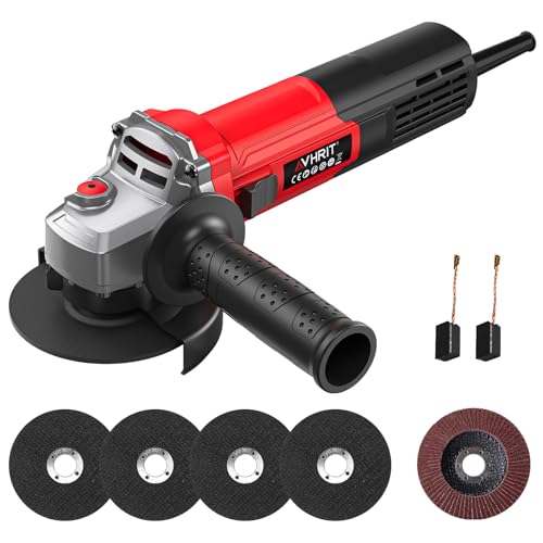 Avhrit Angle Grinder 10 Amp, 4-1/2 inch Power Angle Grinder Tools...