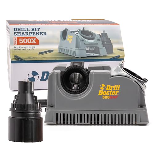 Drill Doctor DD500X 500x Drill Bit Sharpener, Professional Design for Durability