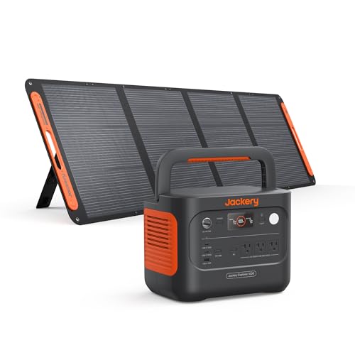 Jackery Solar Generator 1000 v2 with 200W Solar Panel,1070Wh...