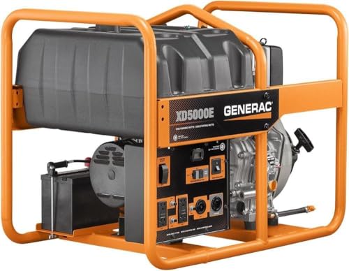 Generac 6864 XD5000E 5000-Watt Diesel-Powered Portable Generator...