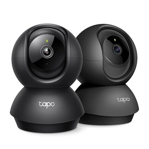 Tapo 2K Indoor Pan/Tilt Wired Security Camera - Works as a Baby...