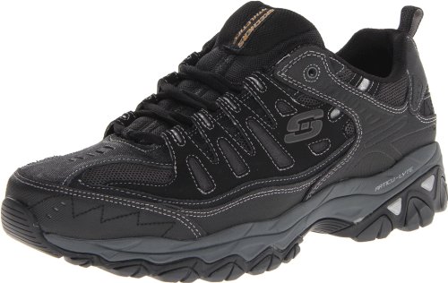Skechers Men's Afterburn Memory-Foam Lace-up Sneaker