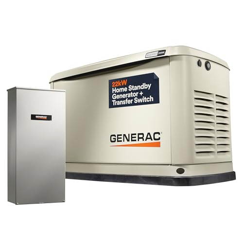 Generac Guardian 22kW Home Standby Generator with 200 Amp...