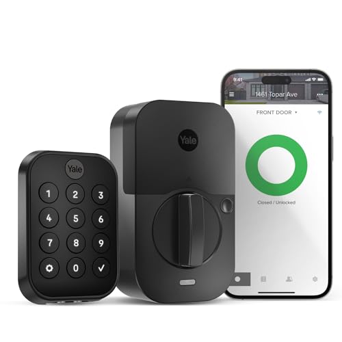 Yale Assure Lock 2 with Wi-Fi – Black Smart Lock for Front Door...