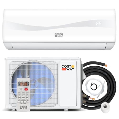 COSTWAY 12000BTU Mini Split Air Conditioner& Heater, 20 SEER2...