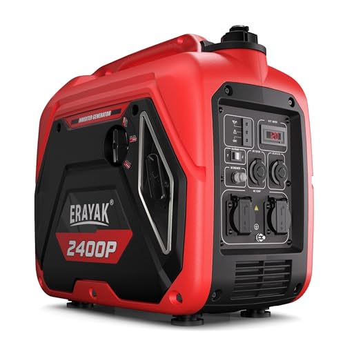 ERAYAK 2400W Portable Inverter Generator for Home Use, Super...