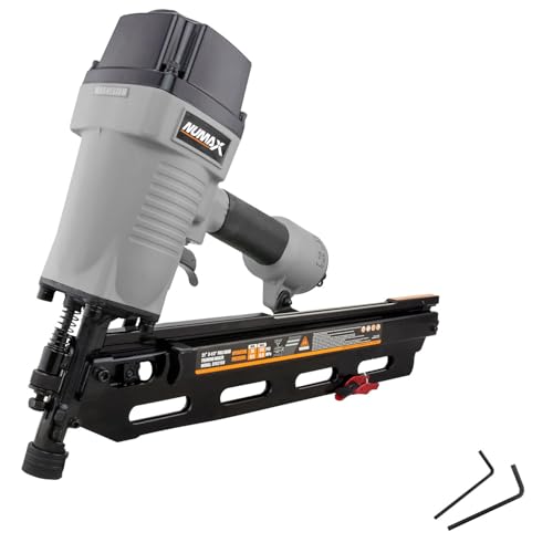 NuMax SFR2190 Pneumatic 21 degree 3-1/2” Full Round Head Framing Nailer