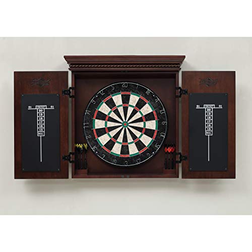 American Heritage Billiards Cavalier Dart Board Cabinet