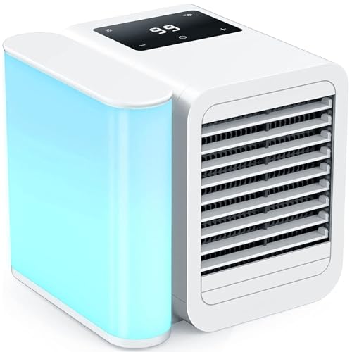 Portable Air Conditioner Cooling Fan: Evaporative Mini Air Cooler...
