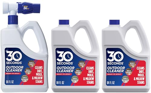 30 SECONDS Cleaners 6430S 3PA 64 oz Hose End Sprayer Outdoor Cleaner