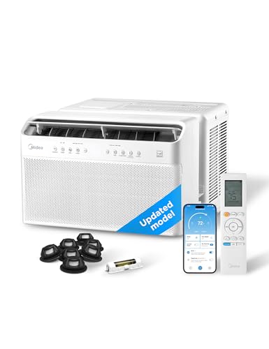 Midea 10,000 BTU U Shaped Smart Inverter Window Air Conditioner -...
