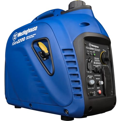 Westinghouse iGen2200 Super Quiet Portable Inverter Generator - 1800 Rated Watts