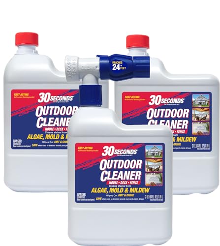 30 SECONDS Cleaners 6430S 3PA 64 oz Hose End Sprayer Outdoor Cleaner