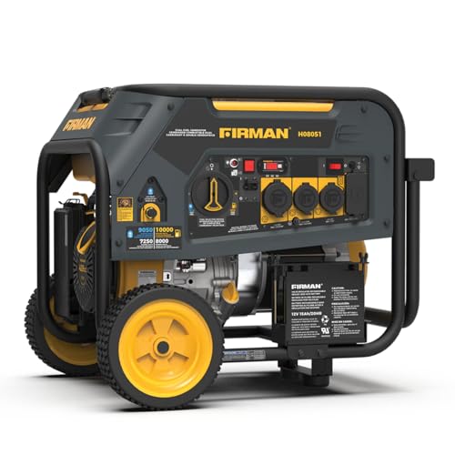 Firman H08051 Electric Start Gas or Propane Dual Fuel Portable Generator