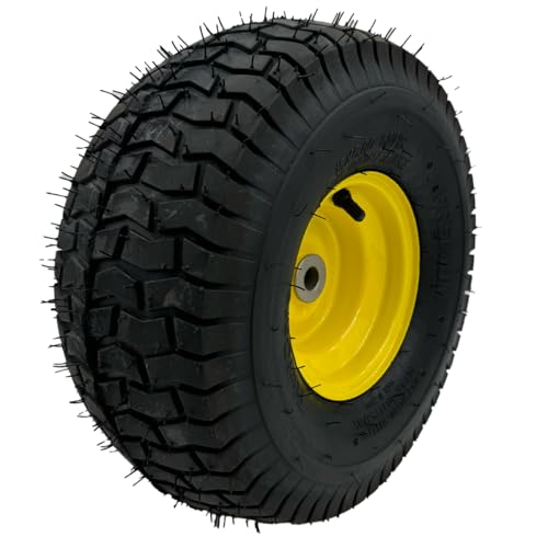 Hoosier Wheel 15x6.00-6 Dump Cart Tire and Rim - Fits on 3/4 Inch...