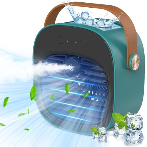 Portable Air Conditioner -5200mAh Rechargeable Mini Air...