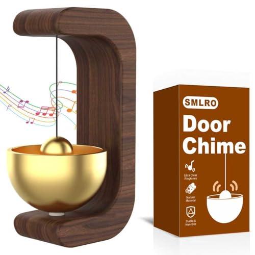 Shopkeepers Bell for Door Opening - Brass Magnetic Door Chime...