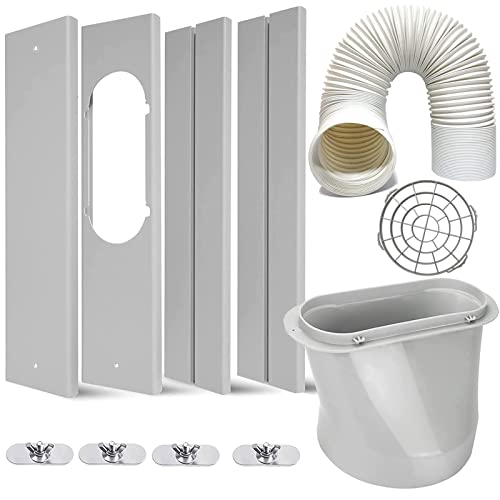LEZIFU Portable Air Conditioner Kit with Hose, Adjustable Window...