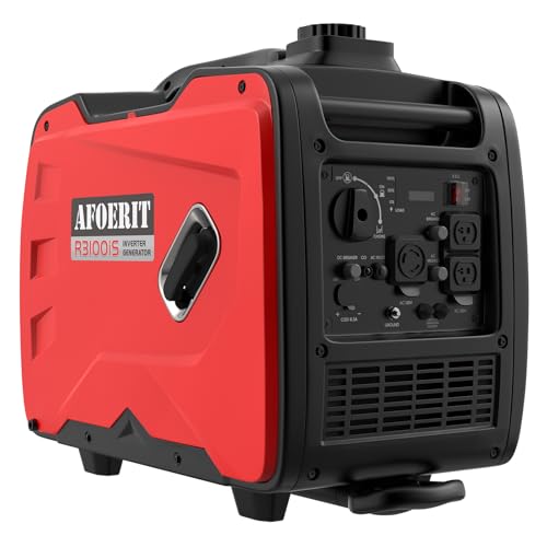 3500 Watt Generator Inverter Portable, Quiet Lightweight Gas...