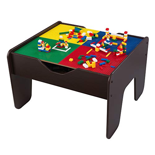 KidKraft 2-in1 Activity Table Espresso