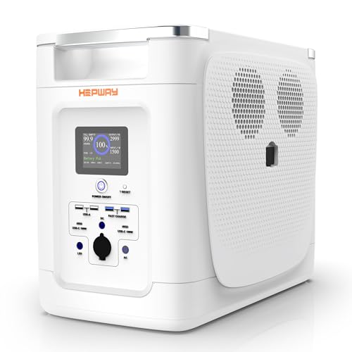 Portable Power Station Alpha 2000, 2048Wh LiFePO4 Battery, Smart...