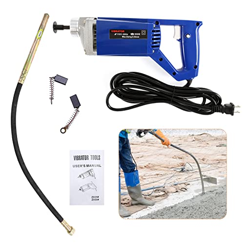 BEAMNOVA Electric Concrete Vibrator Hand Held 13000 VPM 4.9 Feet Shaft