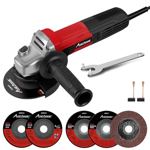 AVID POWER Angle Grinder 7.5-Amp 4-1/2 inch Electric Grinder...