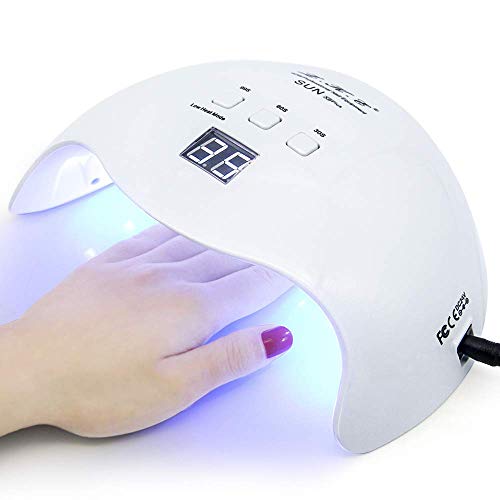 Gel UV LED Nail Lamp,LKE Nail Dryer 40W Gel Nail Polish LED UV Light with 3