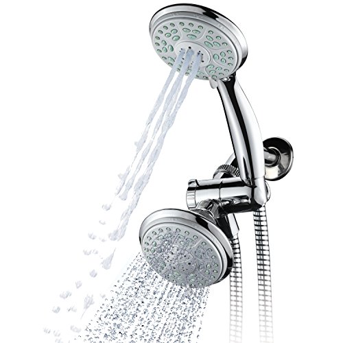 Aquadance by HotelSpa 24-Setting Slimline Showerhead and Hand Shower