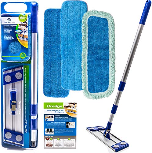 Professional Microfiber mop for Hardwood Tile Laminate & Stone Floors Dredge