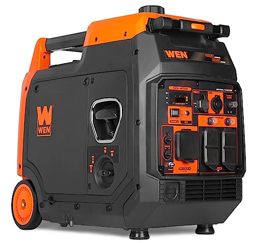 WEN 4800-Watt Portable Inverter Generator, RV-Ready, Quiet and...