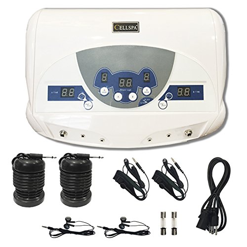 Cell Spa, Dual Ionic Ion Detox Aqua Foot Spa Chi Cleanse Machine with Mp3
