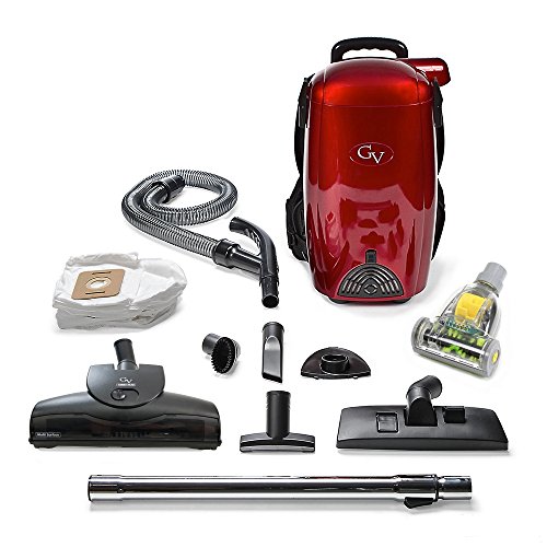 GV 8 Qt Light Powerful Backpack Vacuum Loaded