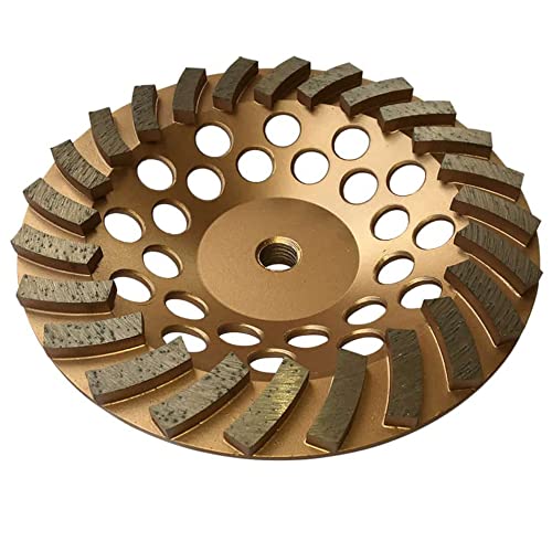 7" Diamond Grinding Wheels for Concrete or Masonry, 24 Turbo...