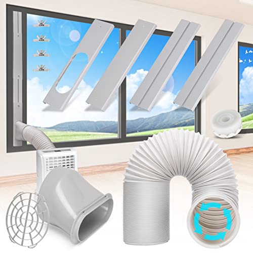 Kerykwan Portable Air Conditioner Window Vent Kit with 5.9”...