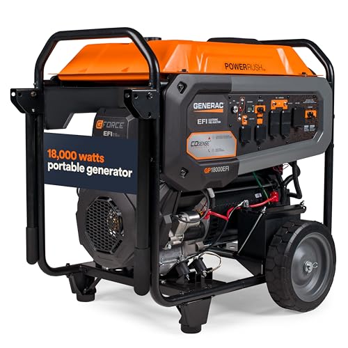 Generac 22,500/18,000-Watt Portable Gas Generator - Electric...
