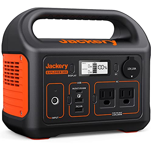 Jackery Portable Power Station Explorer 300, 293Wh Backup Lithium...