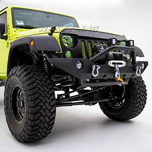 Restyling Factory -Black Textured Front Bumper