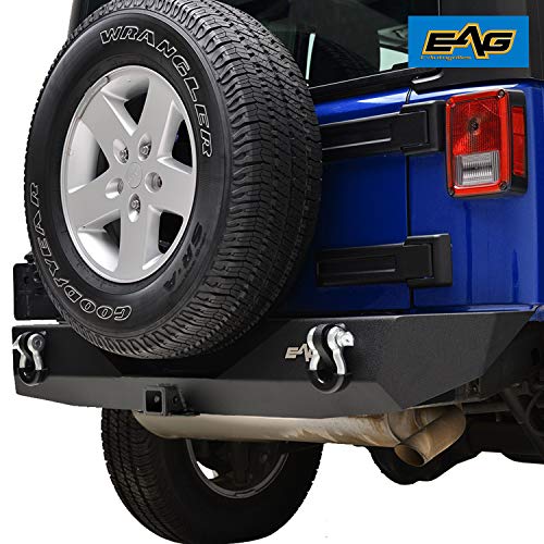 EAG 2007-2018 Jeep Wrangler JK Rock Crawler Rear Bumper