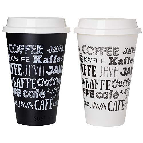 Aladdin 5 Reusable To-go Cups - Fresh Coffee White