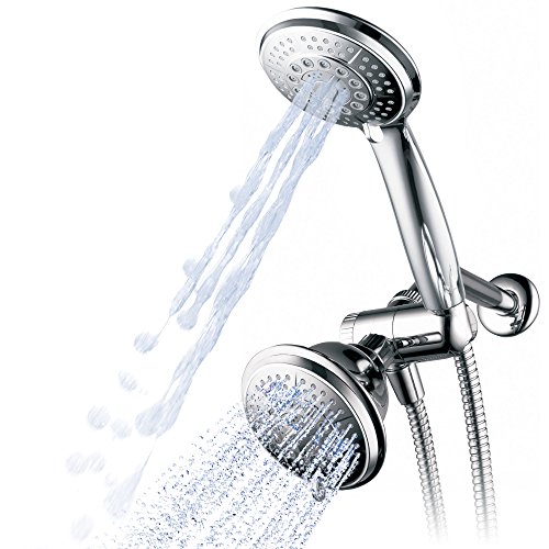 Hydroluxe 1433 Handheld Showerhead & Rain Shower Combo. High Pressure