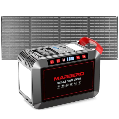 MARBERO 237Wh Solar Generator with Solar Panel Included Portable...