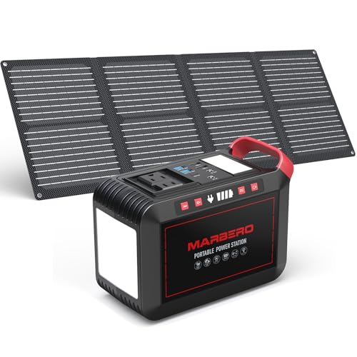 MARBERO 237Wh Solar Generator with Solar Panel Included Portable...