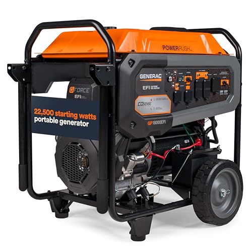 Generac 22,500 Starting Watt Portable Gas Generator - Electric...