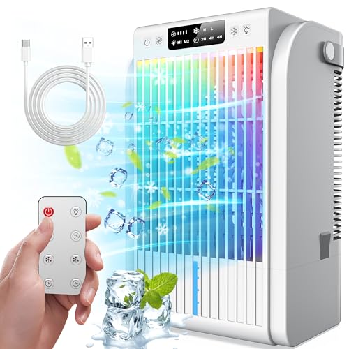 AI Portable Air Conditioners Fan,JYew Evaporative Mini Room Air...