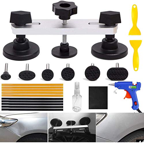 ARISD 22PCS Auto Body Paintless Dent Removal Tools Kit Bridge Dent Puller